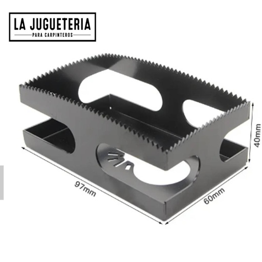 [A002] 
Rectángulo negro multiherramienta Insertador de cajas eléctricas oscilante de acero inoxidable
