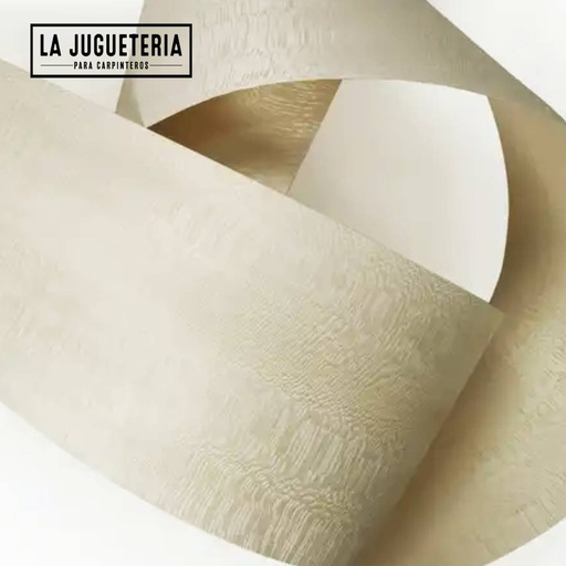 [A180] Chapa de madera teñida natural 80 cm x 21 cm french linearwood: Color: Ivory Blanco