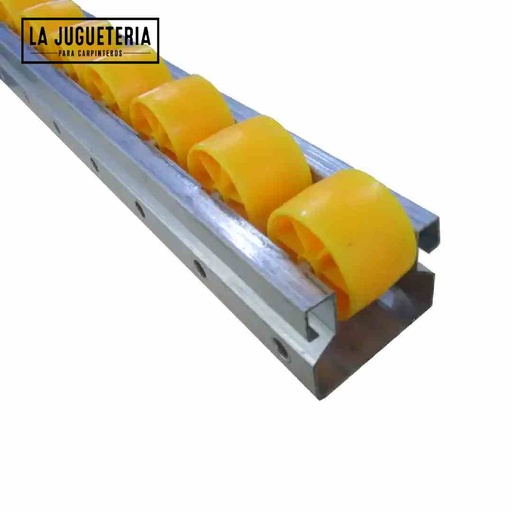 [A587] Placón de rodillo de acero y nylon  ESD personalizable para líneas de producción