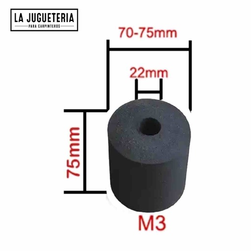 [A636] Repuesto espuma Esparcidor de Pegamento para Chapa de Madera de Doble Cara 7,5 cm