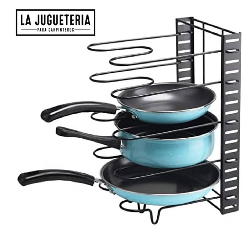 [A538] Organizador de ollas y sartenes de cocina