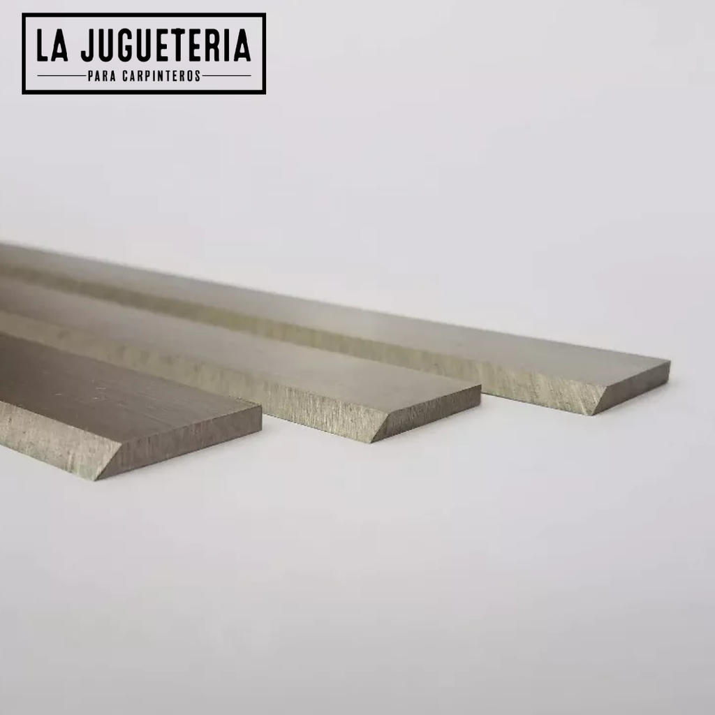 Cuchillas para Cepilladora y Canteadora HSS-W2  (Juego de 3 hojas) 