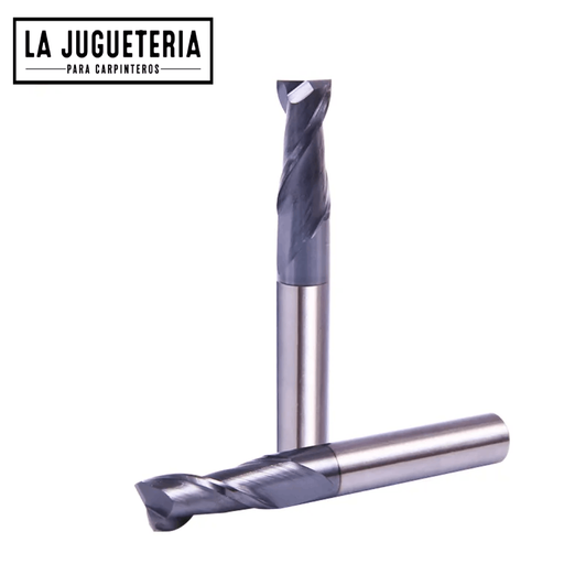 [A839] Fresa CNC Plana  6 mm Carburo De Titanio 6.0×75×2F  Ref:V14