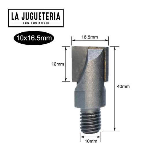 [A810] Broca repuesto para Plantilla de mortaja en 16,5mm  