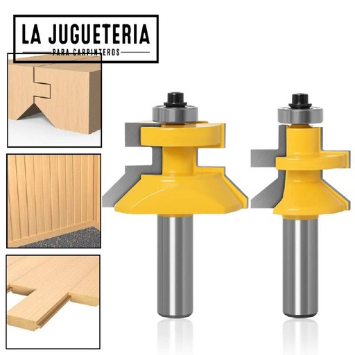 [A862] Fresas de 1/2 para panelar madera con muesca en V de 1,27 cm Ref.G59