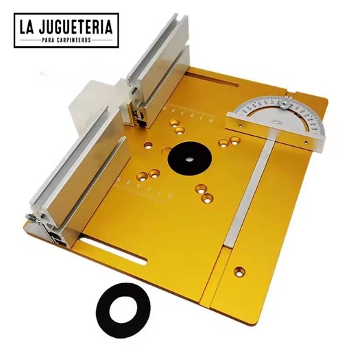 [A927] Base ó Placa de aluminio para router de 65mm de diametro.