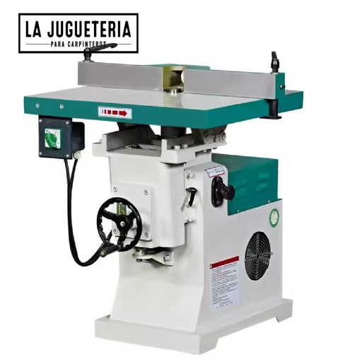 [A1035] Fresadora trompo de Alta Velocidad para Borde y Ranurado de Madera - Potencia de 2.2kW Trompo de 1/2 pulgada 