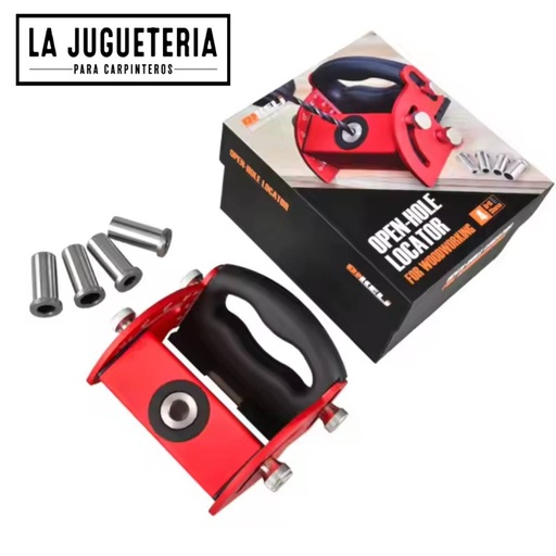 [A1081] Plantilla de Agujero de Bolsillo Multiángulo L-HT167 | Kit de Localizador de Agujero Oblicuo con Guías de Perforación de 6/8/10/12 mm