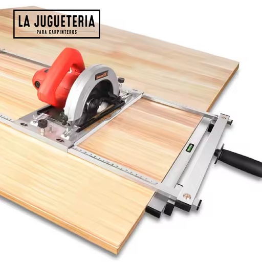 [A1042] Guía de Corte para Sierra Circular Patín - Herramienta de Carpintería para Cortes Precisos en Tableros