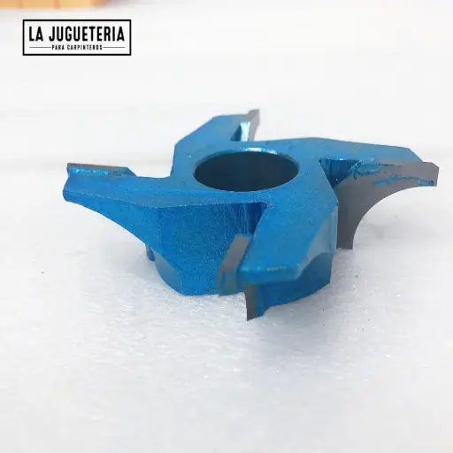 Fresa para Trompo Industrial de Perfiles Convexos 1/2" x 53.9 mm – Radio 19.05 mm eje de 1 Pulgada